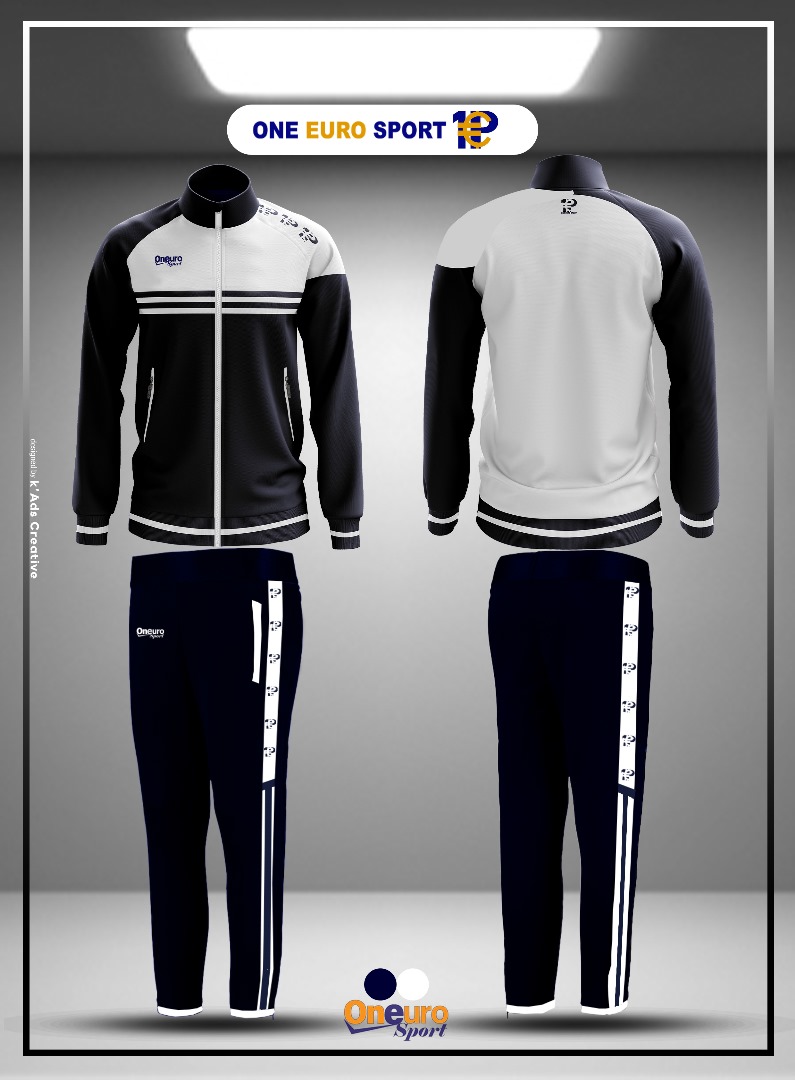 survetement one euro sport deux bande horizontal 