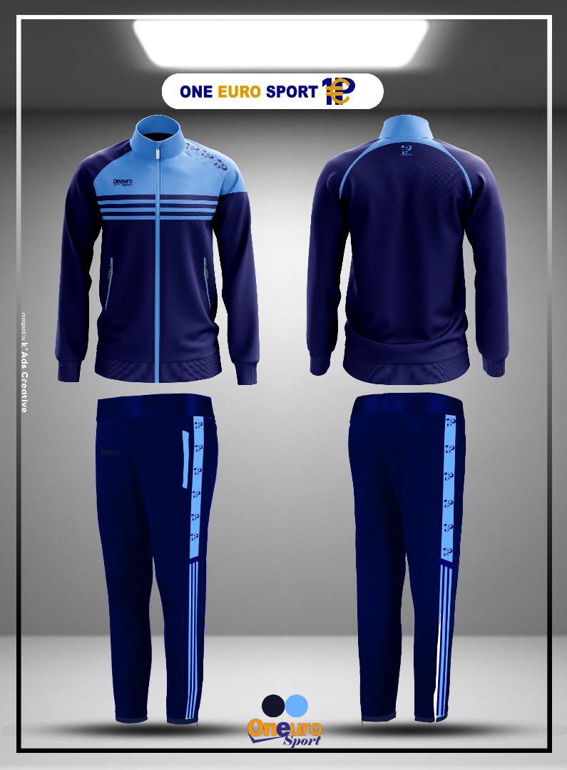 survetement one euro sport deux bande horizontal  - Image 3