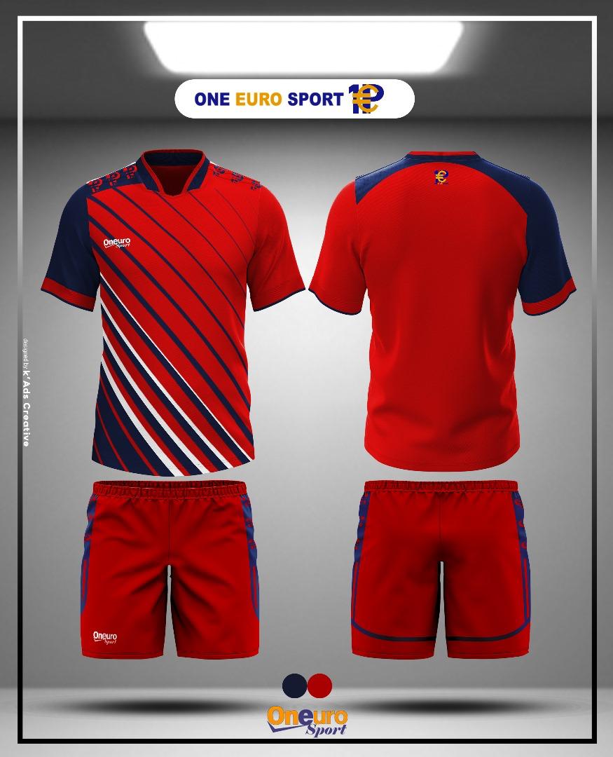 maillot one euro sport raye - Image 3
