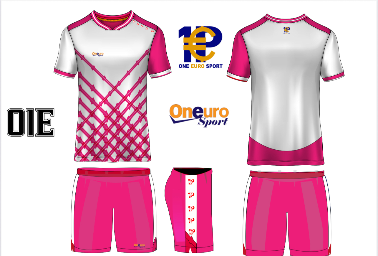 maillot one euro sport traits croise devant - Image 2