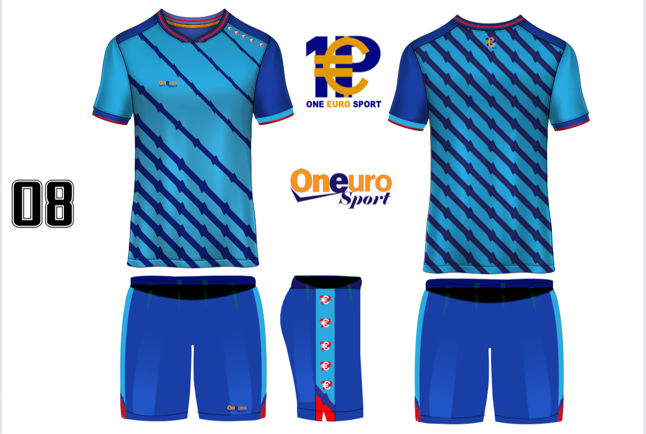 maillot one euro sport traits oblique - Image 3