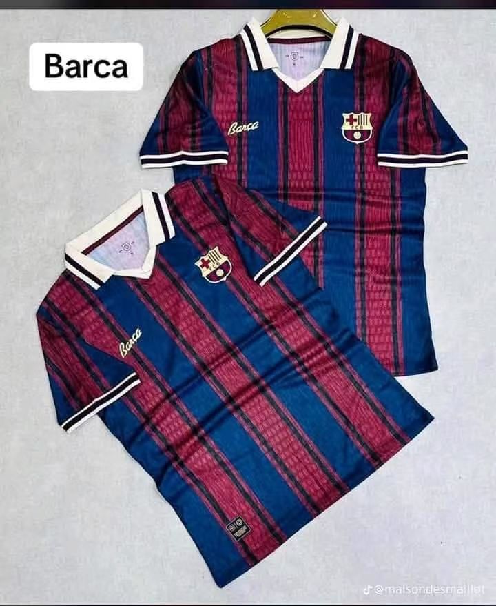 maillot barcelone collector raye avec col 2025