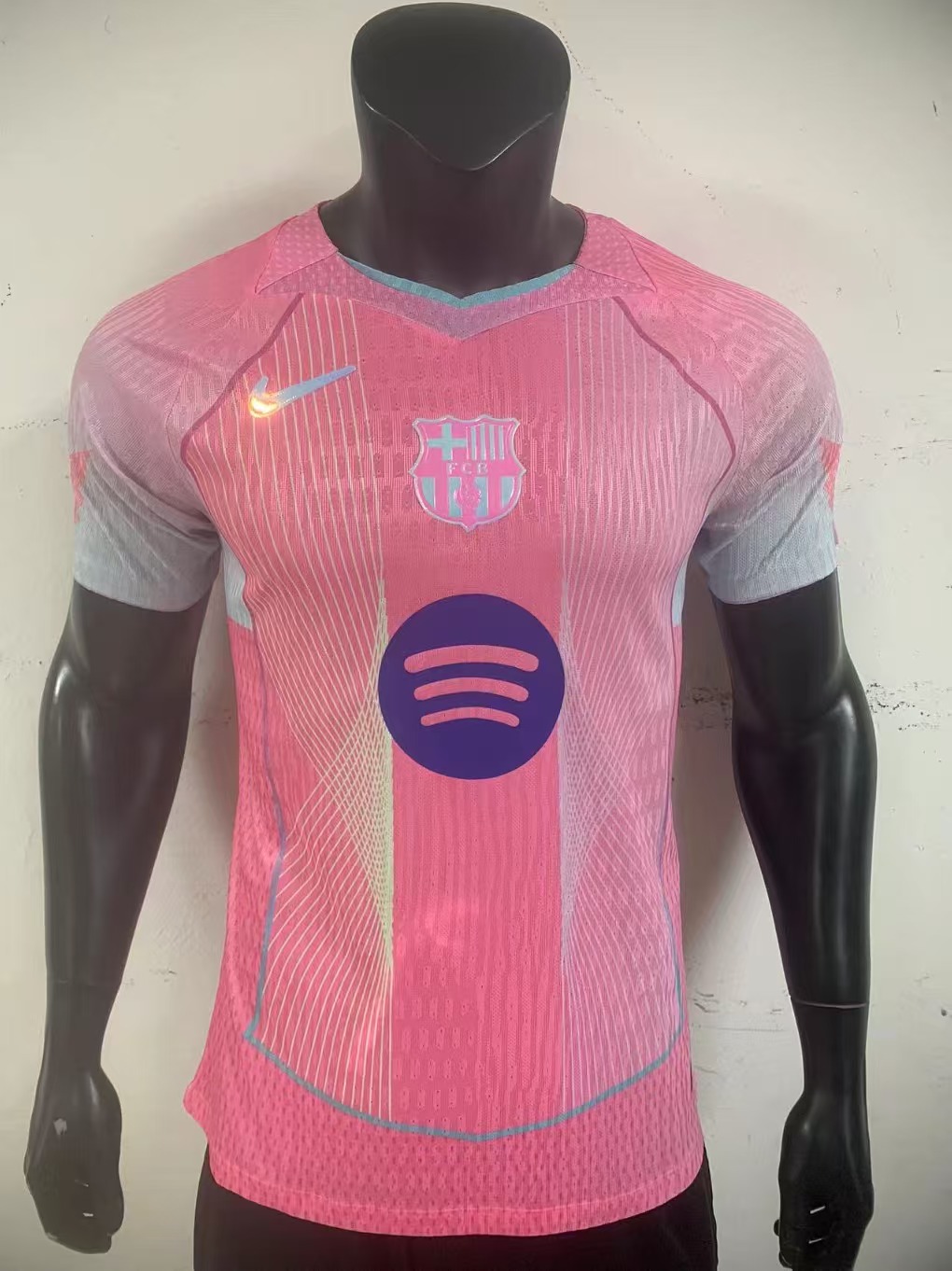 maillot barcelone rose pro collector 2025