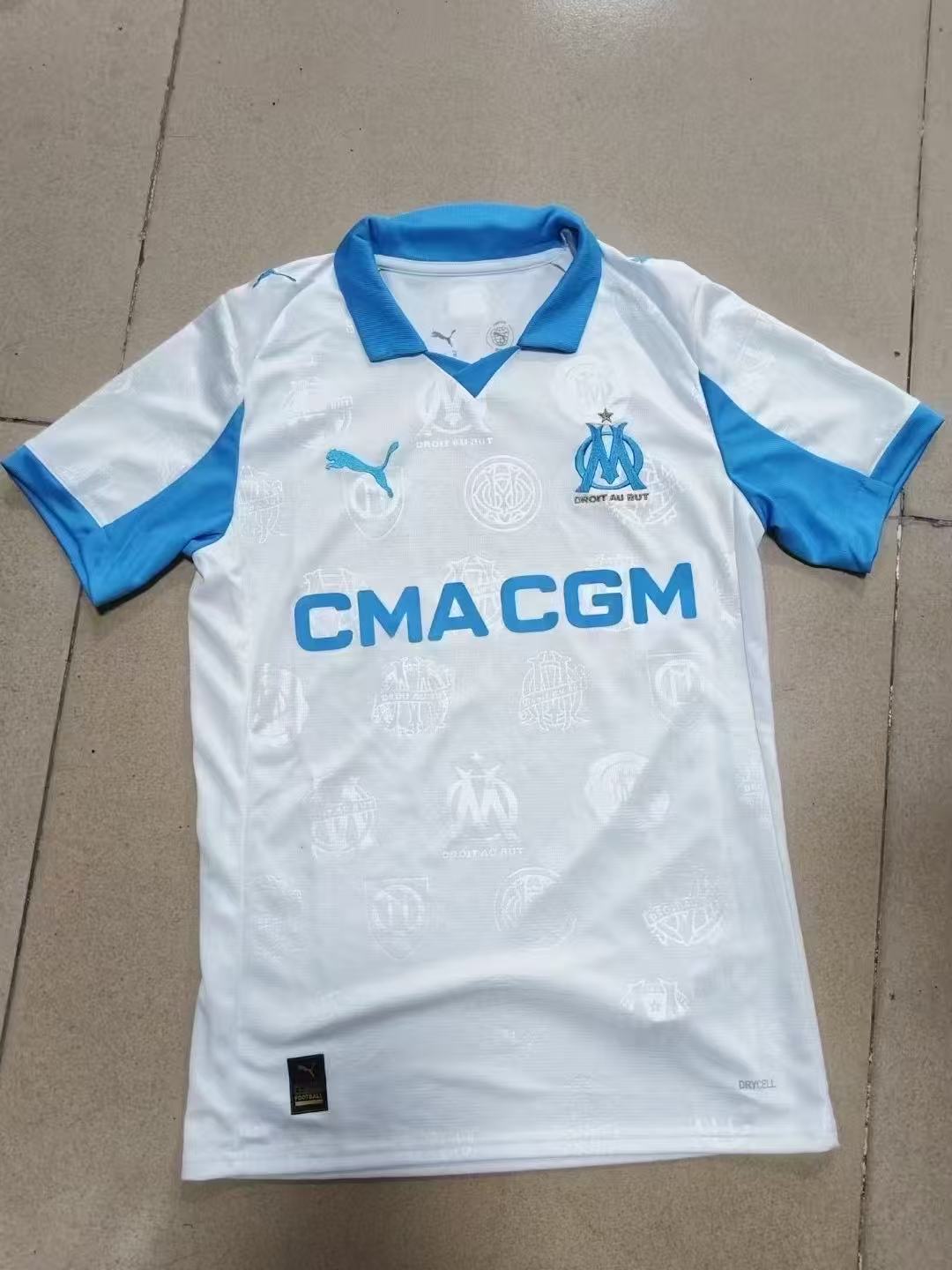 maillot fan marseille blanc 2526