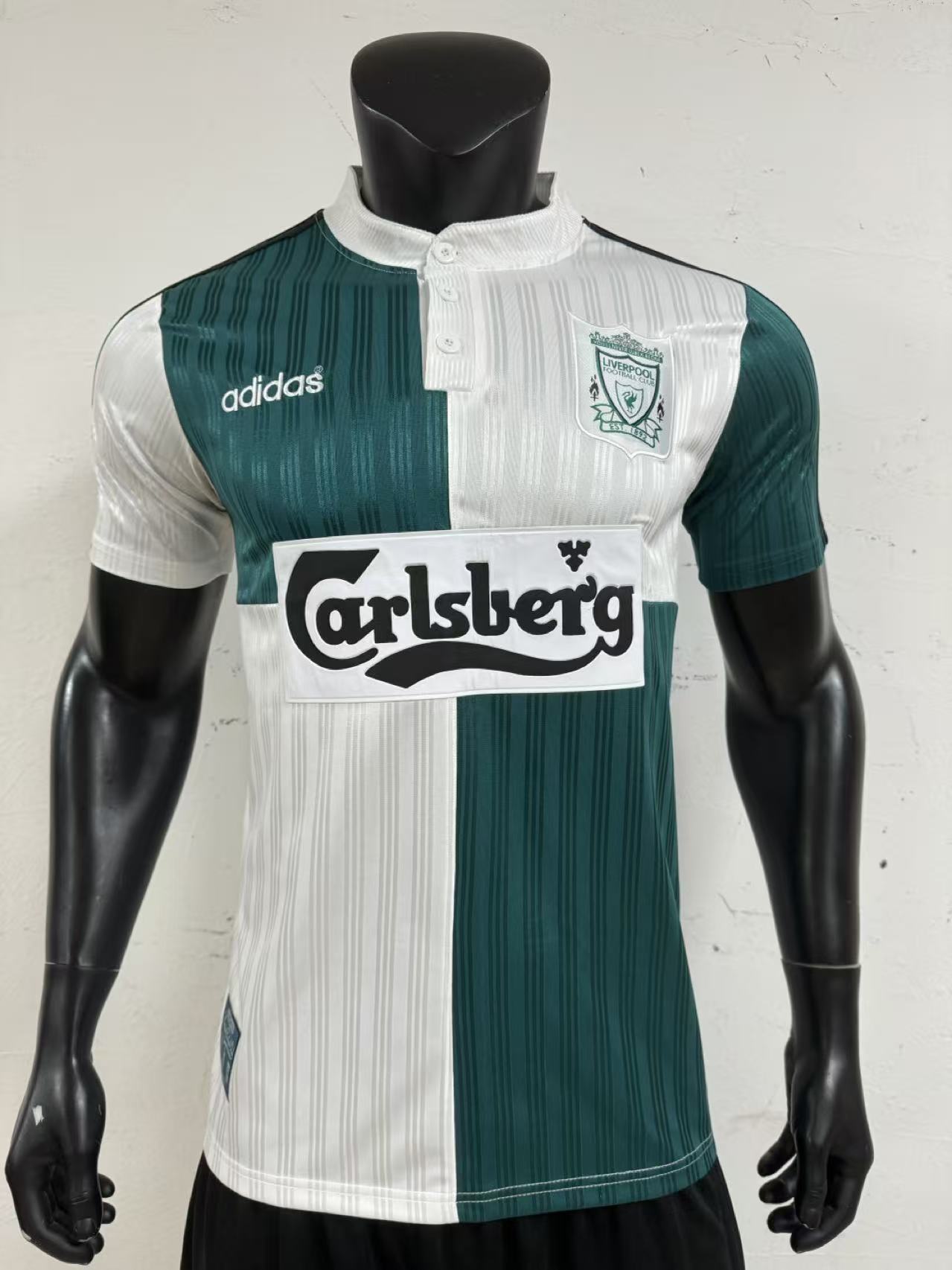 vintage  de liverpool vert blanc  95