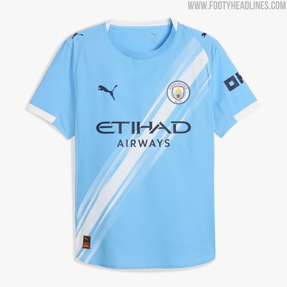 maillot de city domicile bleu ciel pro 2526