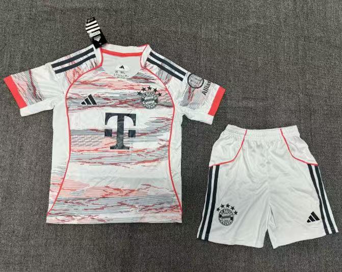 ensemble maillot enfant bayern de munich blanc fan 2526