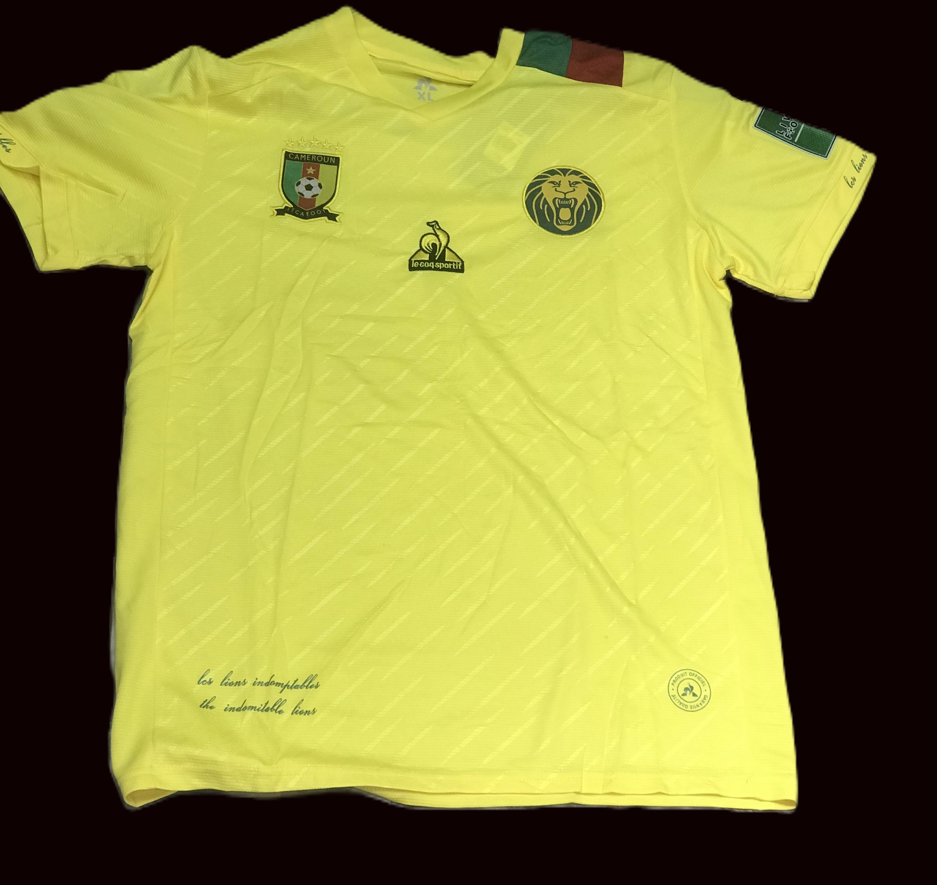 maillot coq sportif jaune