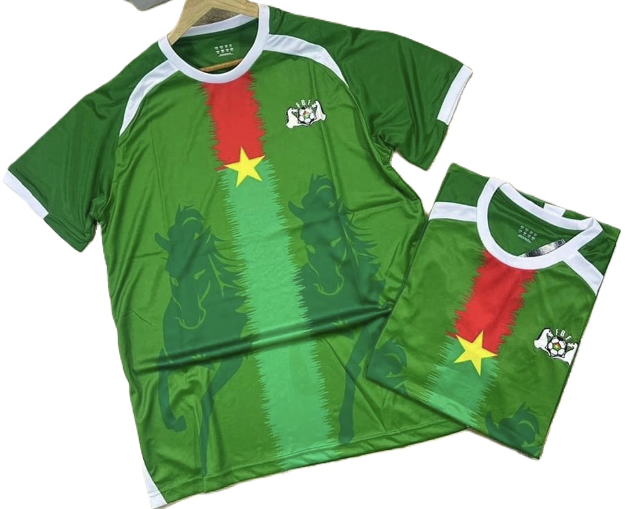 MAILLOT burkina fasso vert