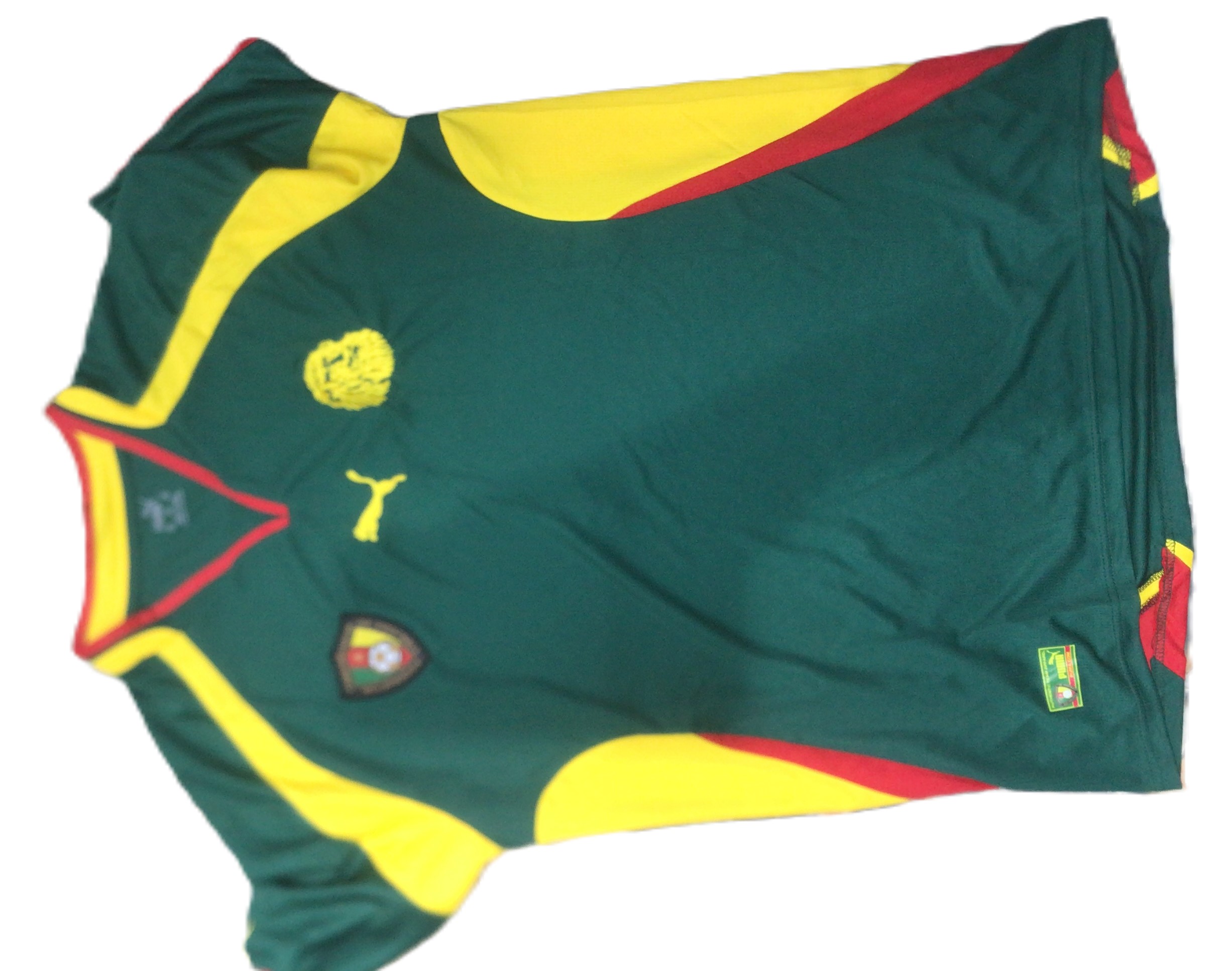 MAILLOT VINTEGE CAMEROUN puma 2000 (2)