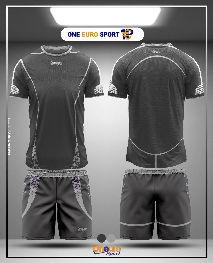 maillot one euro sport unique gris