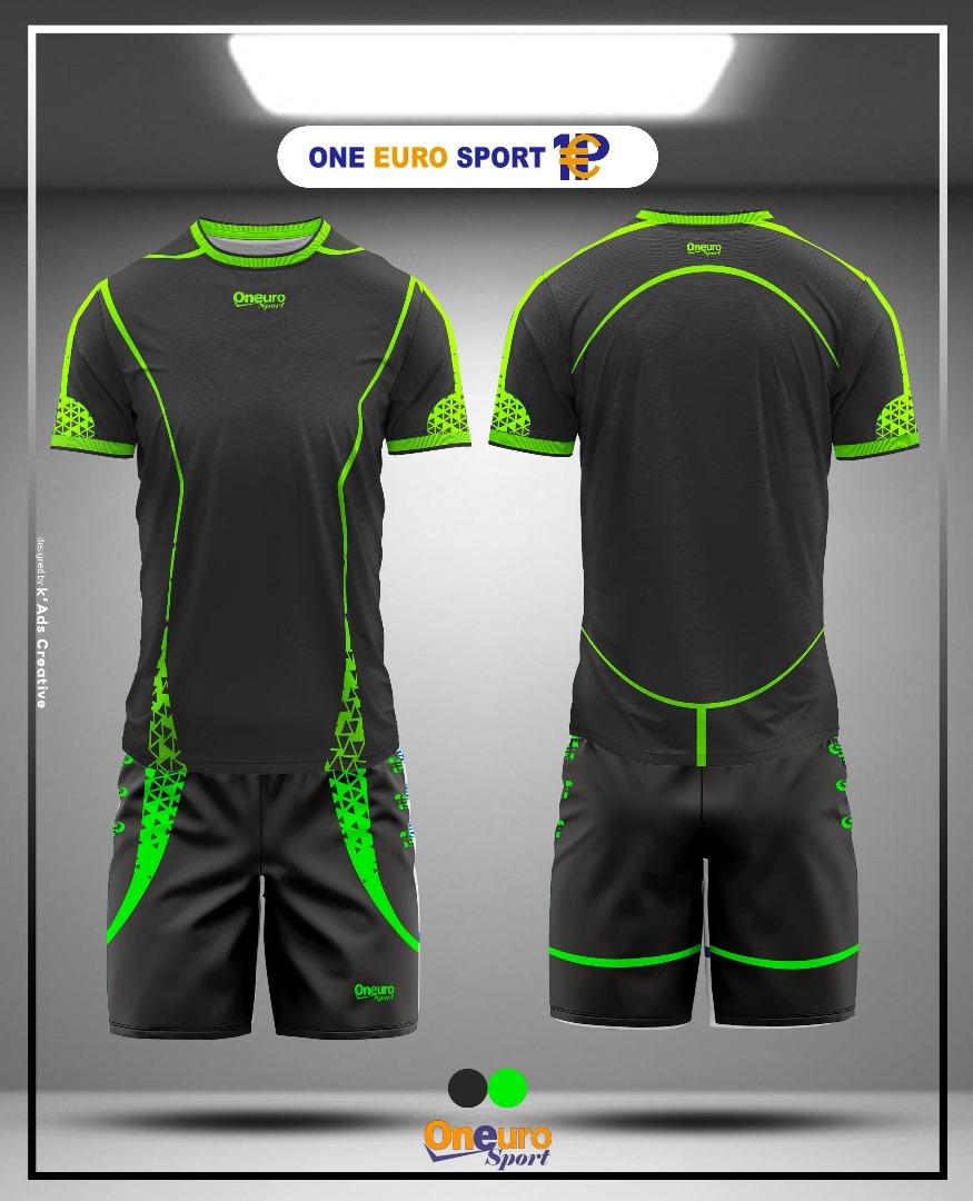 maillot one euro sport unique noir