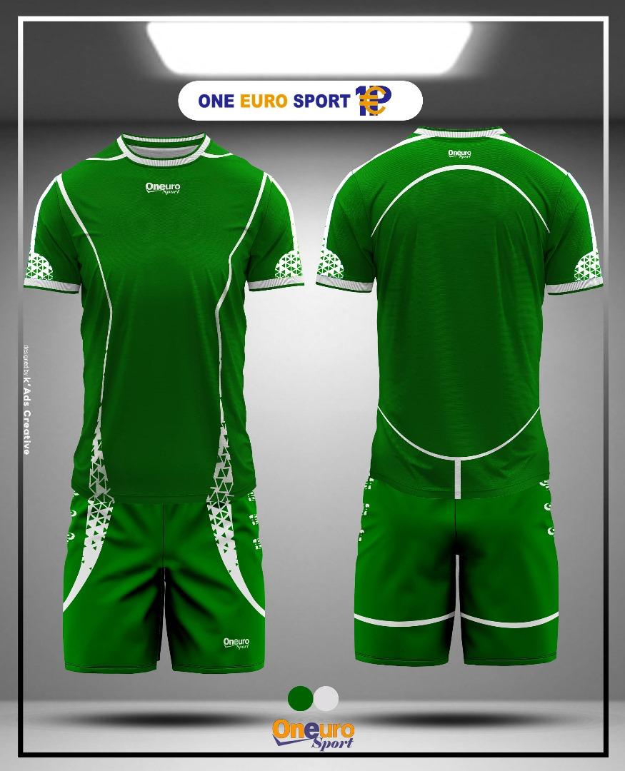 maillot one euro sport unique vert