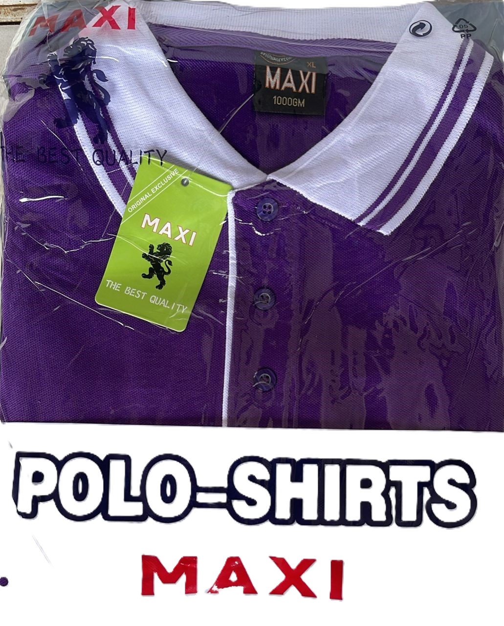MAXI VIOLET COL BLANC