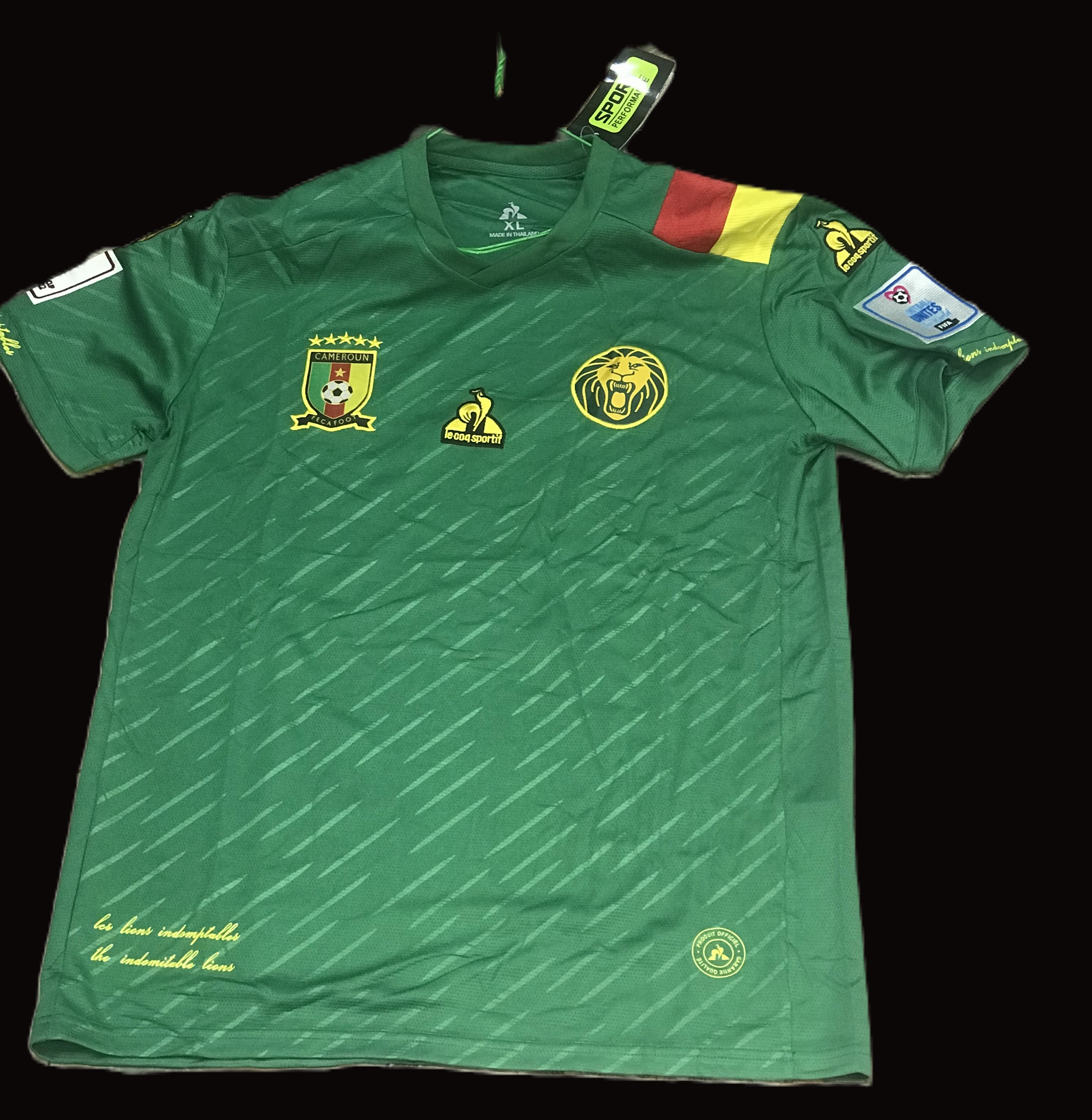 CAMEROUN coq sportif vert