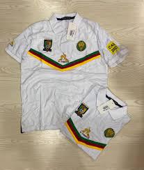 POLO CAMEROUN BLANC COQ