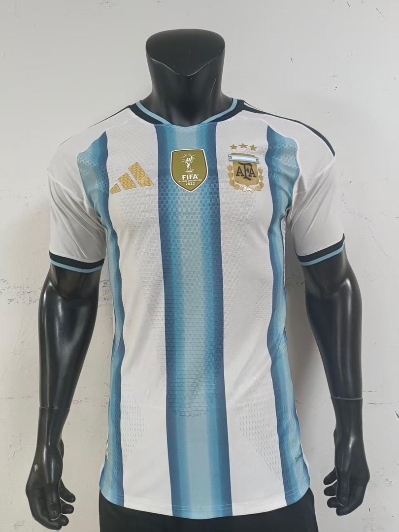 MAILLOT ARGENTINE FAN BLANC BLEU 26